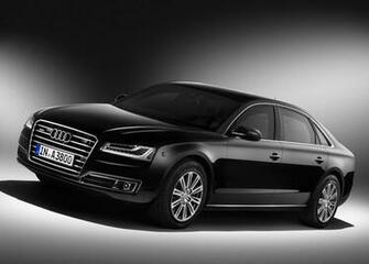 Black Audi A8 Security Wallpaper HD