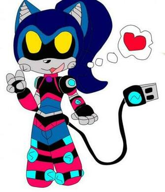 Chibi Robo Punky Loves You By Mongoosegoddess