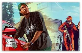 Gta V Dual Screen HD Desktop Wallpaper Widescreen High Definition