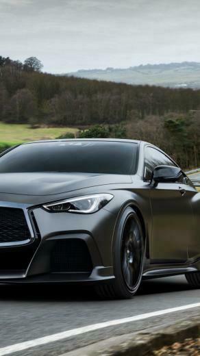 Wallpaper Infiniti Q60 Project Black S
