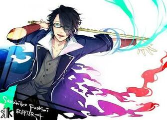 Project Saruhiko Fushimi Male Guy Glasses Anime HD Wallpaper Desktop