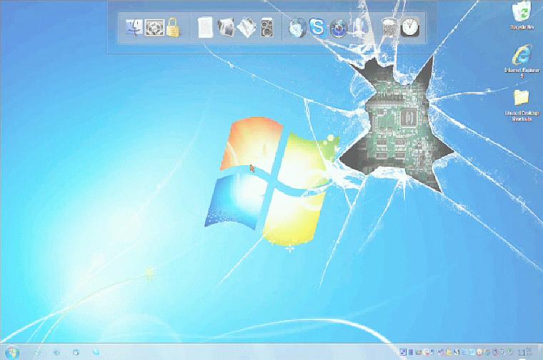 This Broken Screen Wallpaper Its From Lcd Cracked