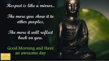 Gautama Buddha Good Morning Image With Teaching Quotes