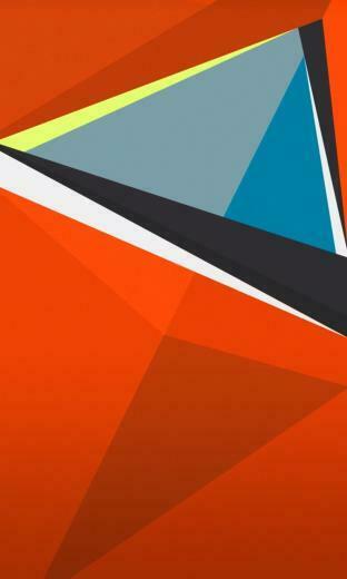 Orange Abstract Wallpaper For Nokia Lumia