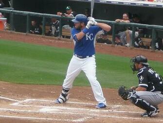 Mike Moustakas Stance Spring Training Wallpaper Photo