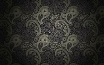 Paisley Design Background Wallpaper Blue Background
