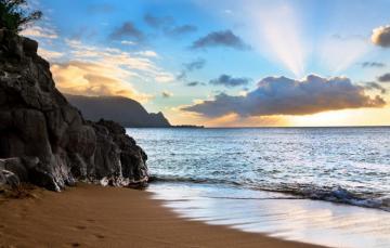 Wallpaper The Ocean Rocks Coast Hawaii Kauai Image For
