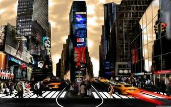 New York 3d City Streets In Usa HD Wallpaper More About