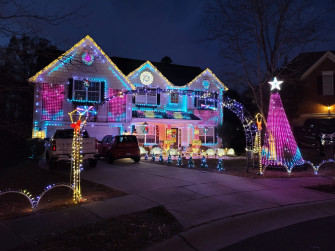 The Hard Family Christmas Lights Concord Nc