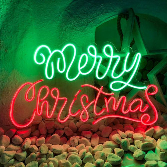 Amazon Merry Christmas Neon Signs Usb Transparent Acrylic