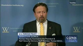 Gorka Speech On Cspan C Span Org