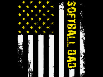 Softball Usa Flag By Abdel On Dribbble