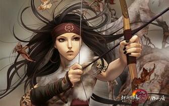 Asian Oriental Women Females Girls Babes Tattoo Fantasy Wallpaper