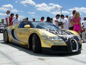 HD Car Wallpaper Bugatti Gold
