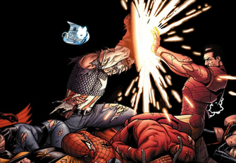 Man Spiderman Captain America Wolverine She Hulk The Thing Marvel