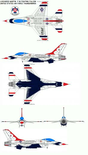 Usaf Thunderbirds F By Bagera3005