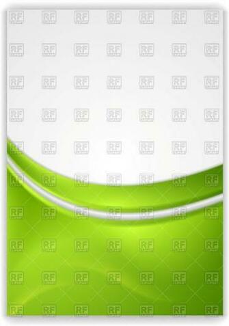 Abstract Green Wavy Background Flyer Template Background