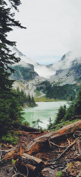 Lake Water Scenery iPhone Wallpaper