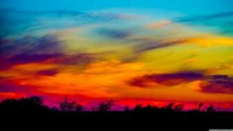 Colorful Sky 4k HD Desktop Wallpaper For Dual Monitor