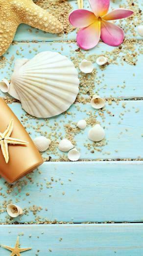 Seashells Wallpaper Background In Mermaid