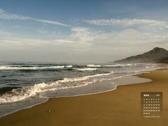 March Desktop Wallpaper Calendar Cara Moulds Ocean