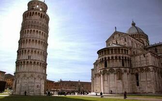 Leaning Tower Of Pisa At Night Wallpaper Top