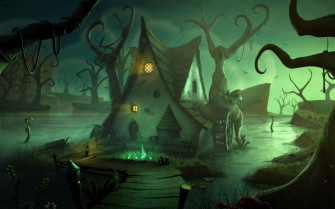 Haunted House Halloween Wallpaper