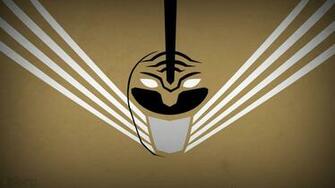 Minimalism Power Rangers White Ranger Wallpaper