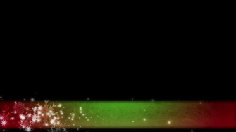 Green And Red Christmas Background Lower Thirds Motion