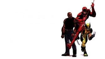 Comics Wolverine Daredevil Marvel Simple Background