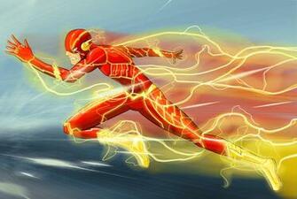 Wallpaper Flash Dc Comics Art Speed Fantasy