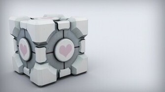 Weighted Companion Cube Wallpaper
