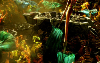 Starwars Iii Felucia Wallpaper Stock Photos