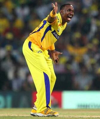 Dwayne Bravo Appeals For Leg Before Photo Indian Premier