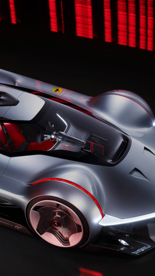Ferrari Vision Gran Turismo Supercar 4k Wallpaper iPhone HD Phone