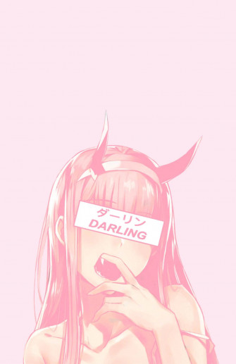 Aesthetic Pink Anime Wallpaper