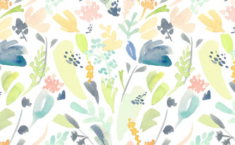 Plant Painting Pastel Aesthetic Laptop Wallpaper