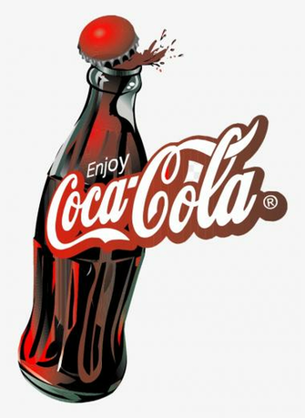 Coke No Background Coca Cola Bottle Logo Transparent Png