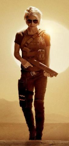Terminator Dark Fate Sarah Connor 4k Wallpaper