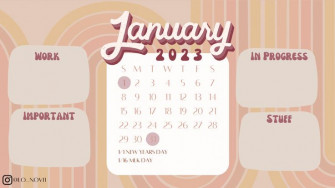 January Desktop Wallpaper