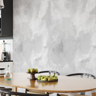 Light Aquarelle Venetian Plaster Grey Concrete Grunge Wallpaper