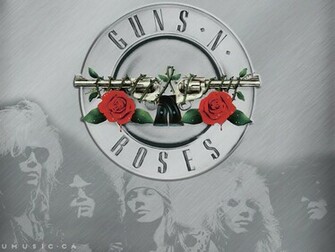 Guns N Roses Silver Logo Wallpaper