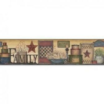 Family Shelf Border Wallpaper Warehouse