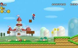 New Super Mario Bros Wii Peach S Castle HD Wallpaper The Fxbl