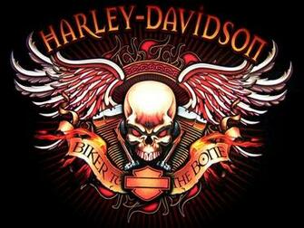 Harley Davidson Logo Skull Bikes Motorcycle Wallpaper