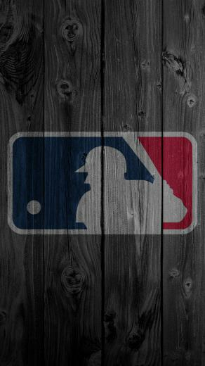 iPhone Wallpaper Wood Mlb