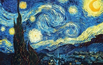 Starry Night Wallpaper HD Widescreen The