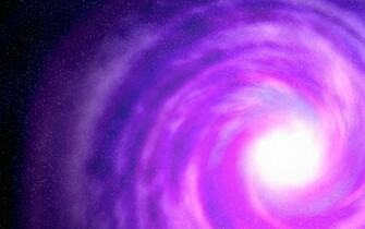 Violet White Galaxy HD Wallpaper