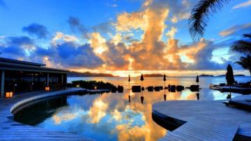 St Barth 5k 4k Wallpaper 8k Hotel Christopher Sunset Pool