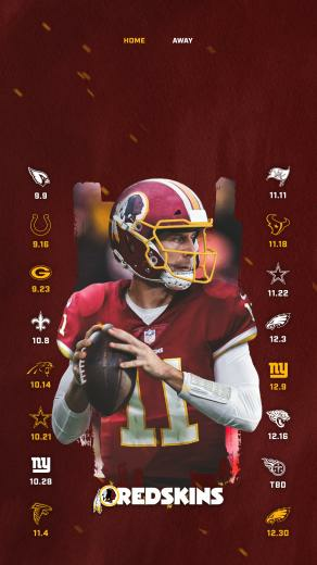 Redskins Wallpaper Top Background